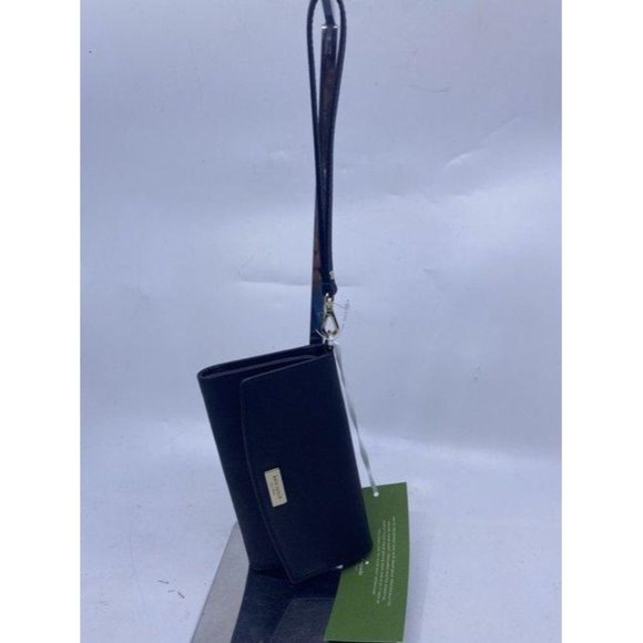 Kate Spade Device Card Black Wristlet - Picture 2 of 8
